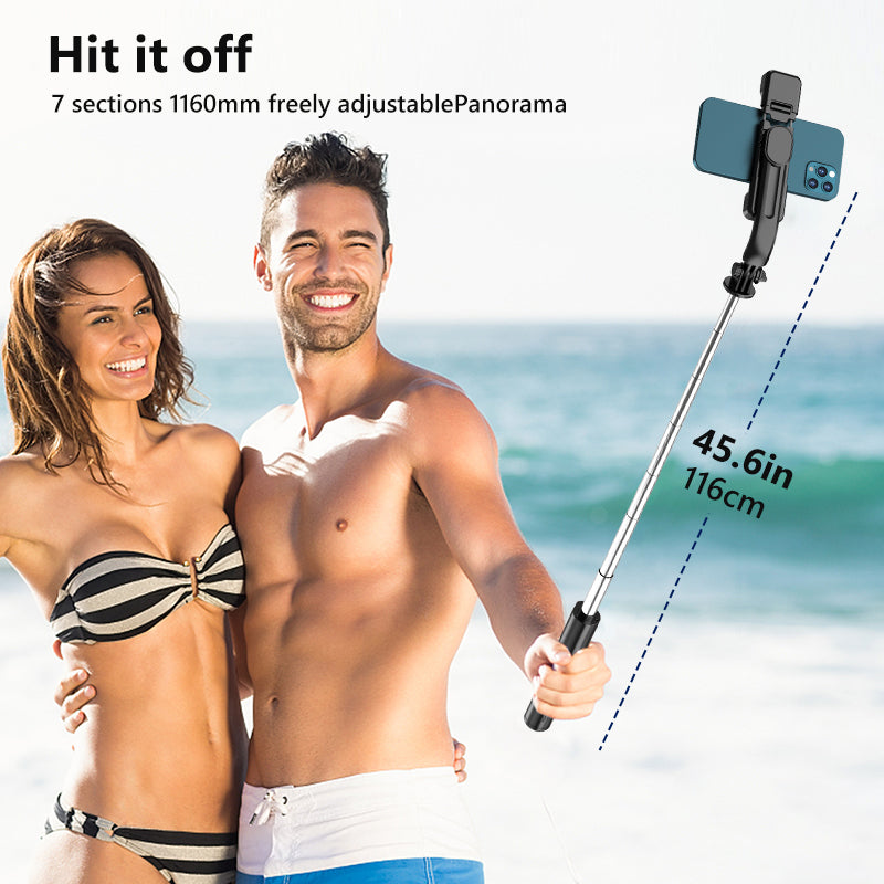 All-in-One Bluetooth Selfie Stick Tripod for Easy Photos