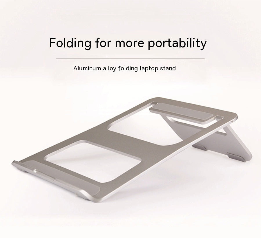Foldable Aluminium Laptop Stand for Comfort Anywhere