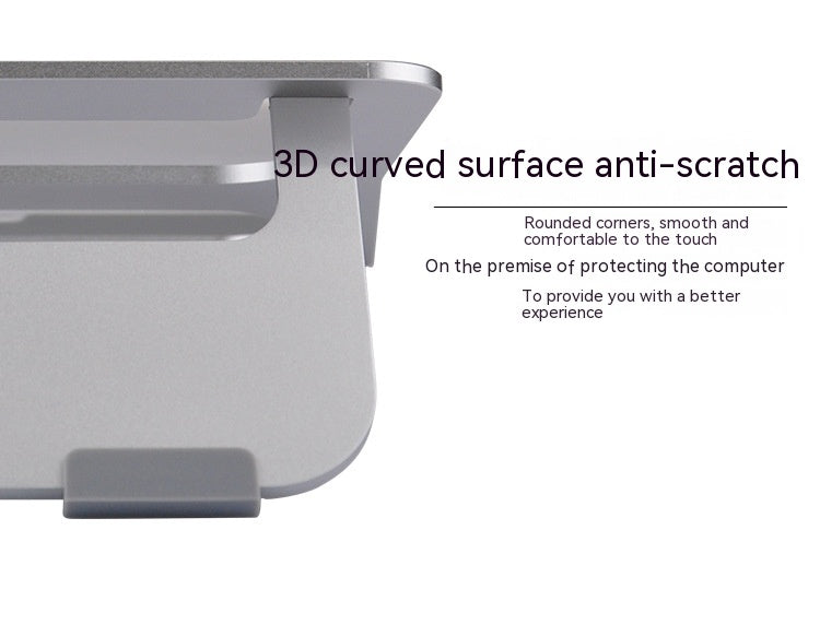 Foldable Aluminium Laptop Stand for Comfort Anywhere