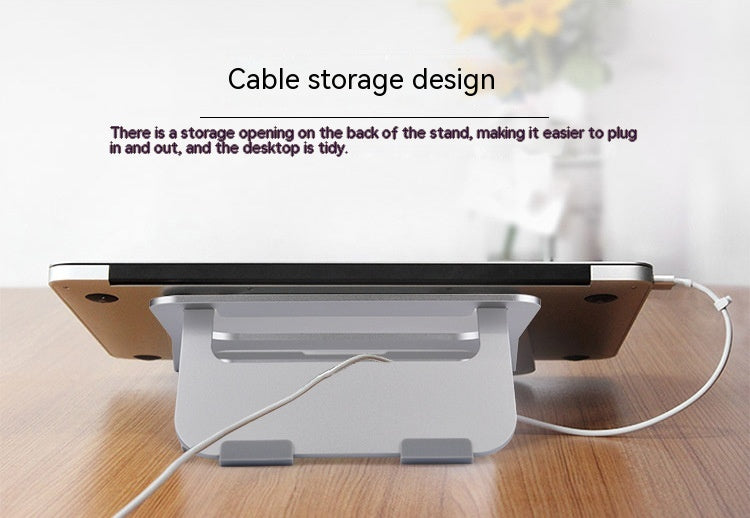 Foldable Aluminium Laptop Stand for Comfort Anywhere