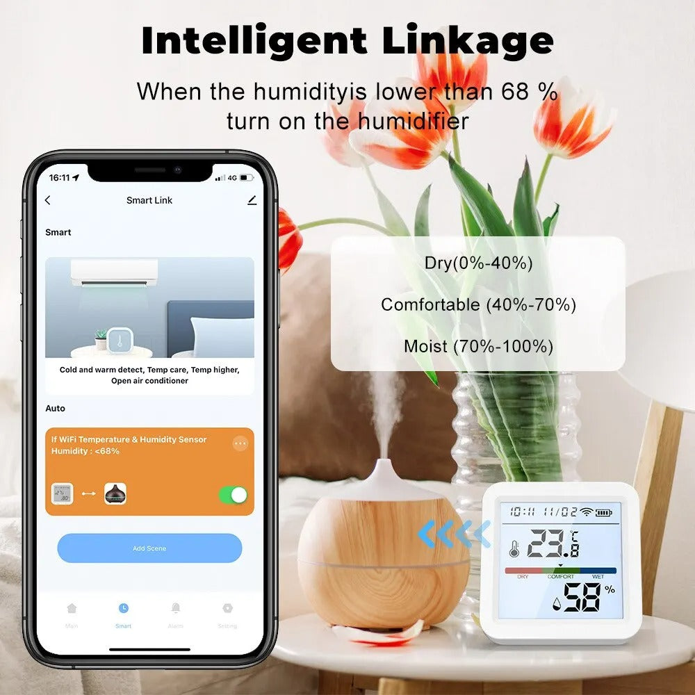 Smart Home Temperature Sensor for Real-Time Comfort