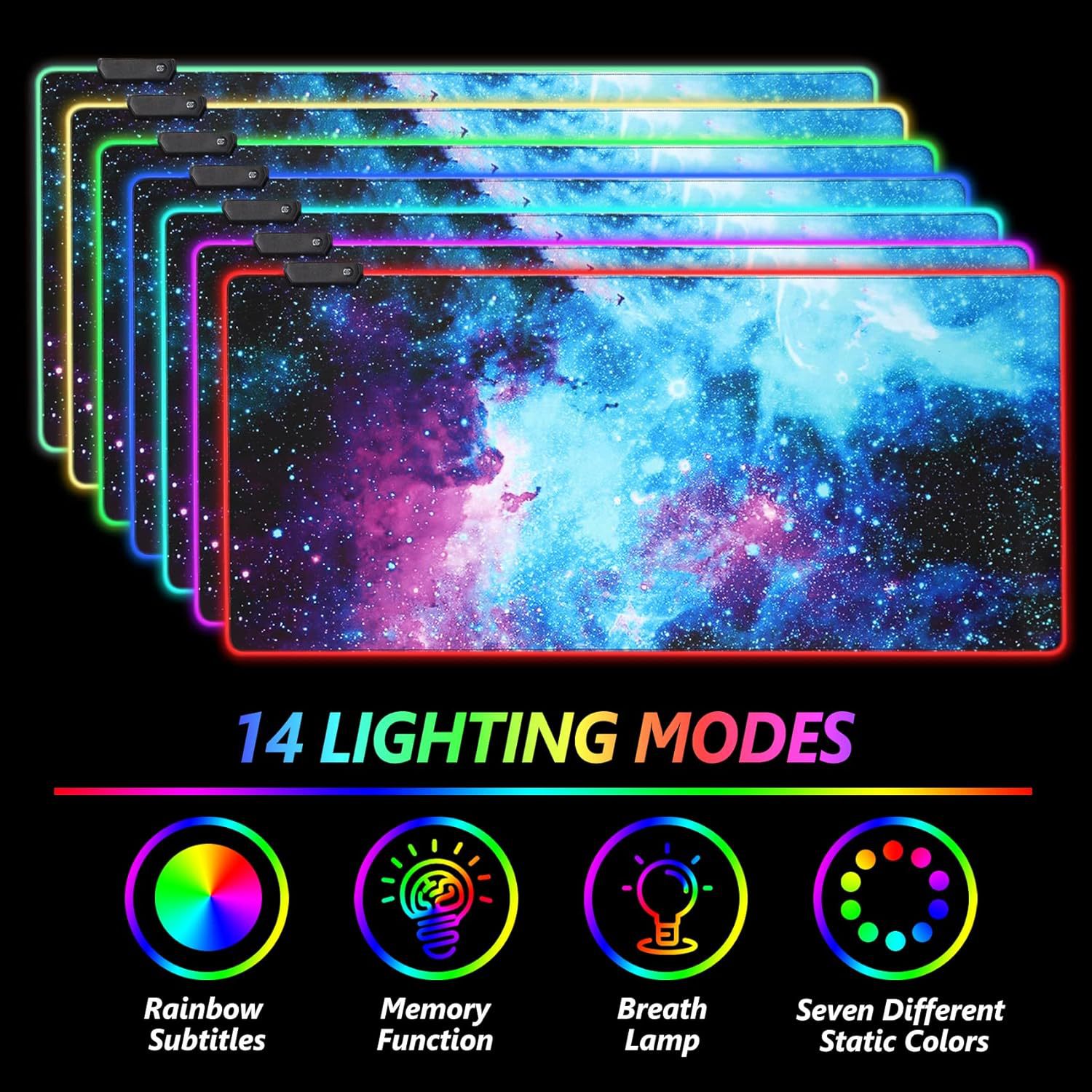 Glow Up Your Desk with RGB Gaming Mouse Pad