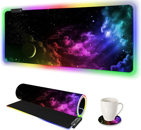 Glow Up Your Desk with RGB Gaming Mouse Pad