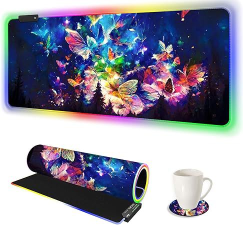 Glow Up Your Desk with RGB Gaming Mouse Pad