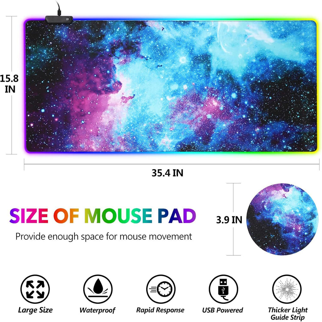 Glow Up Your Desk with RGB Gaming Mouse Pad