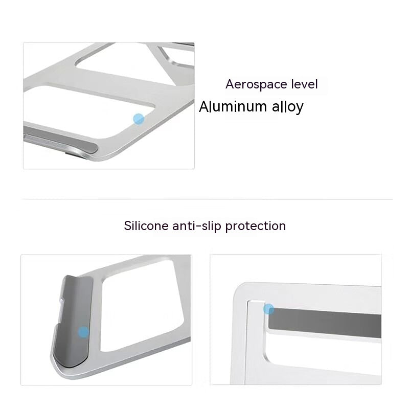 Foldable Aluminium Laptop Stand for Comfort Anywhere