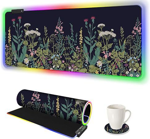 Glow Up Your Desk with RGB Gaming Mouse Pad