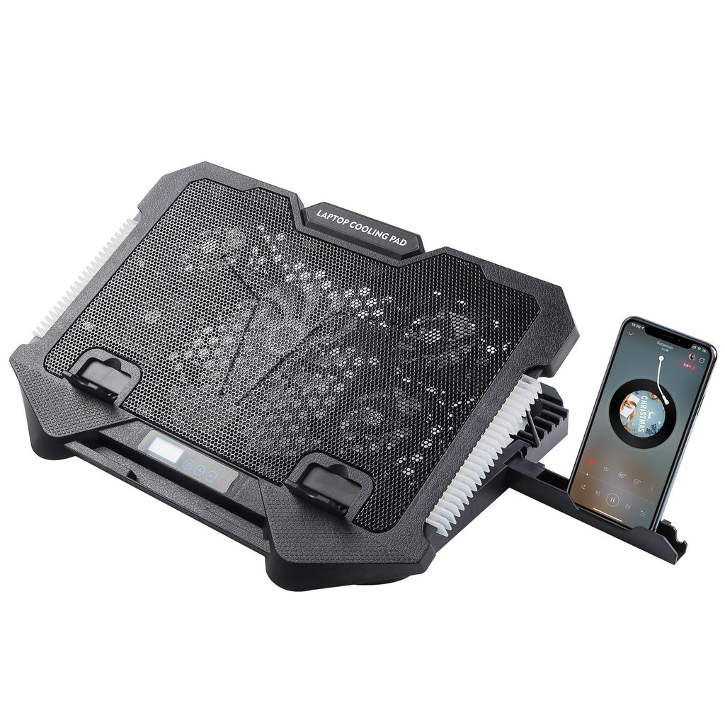 CoolFlow RGB Laptop Cooling Pad – Fast Quiet Cooling
