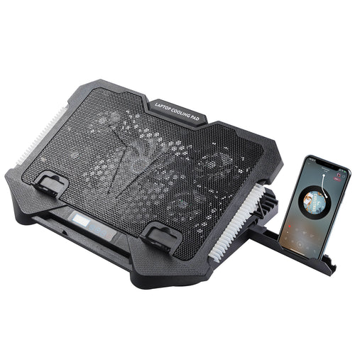 CoolFlow RGB Laptop Cooling Pad – Fast Quiet Cooling