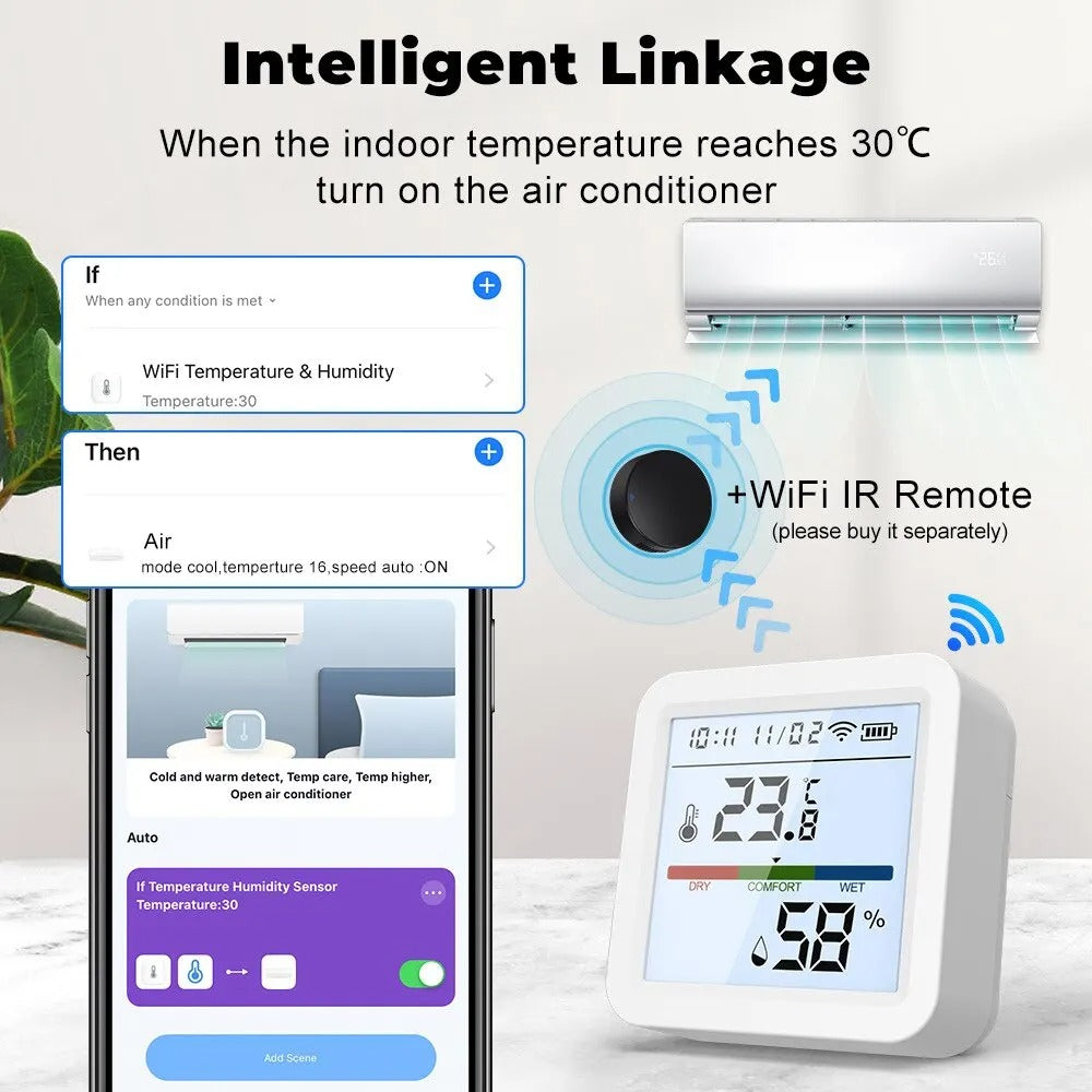 Smart Home Temperature Sensor for Real-Time Comfort