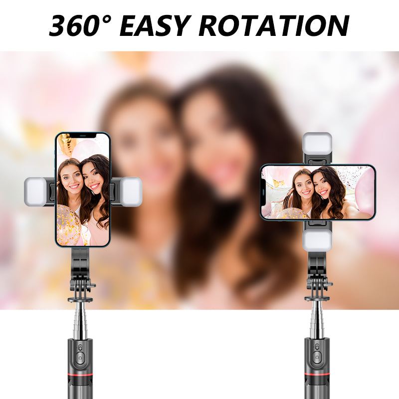 All-in-One Bluetooth Selfie Stick Tripod for Easy Photos