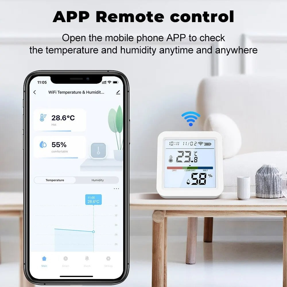 Smart Home Temperature Sensor for Real-Time Comfort